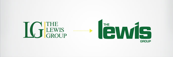 The Lewis Group, Royersford, PA Corporate Identity Rebrand