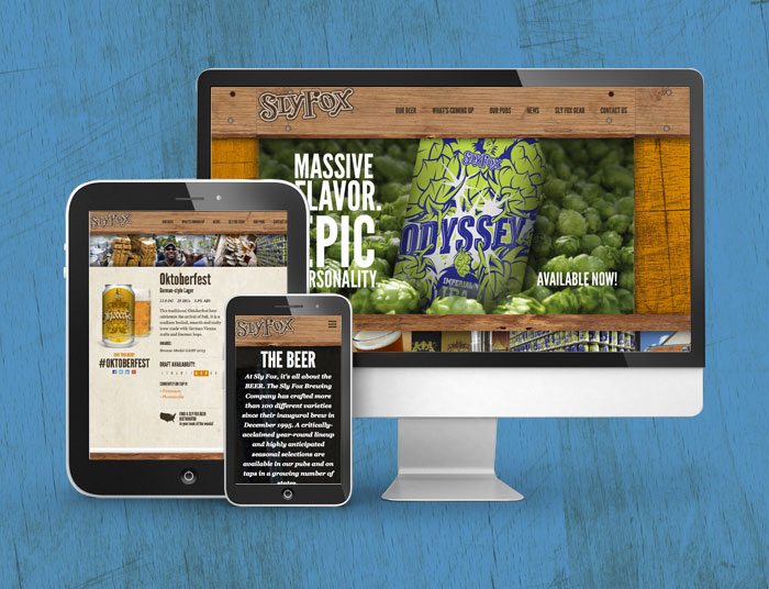 Sly Fox Brewing Company Website Update